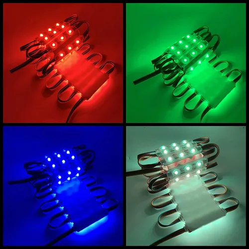 Vista 3 de Storefront Luces LED 3 LED 5050 SMD Luces de ventana Módulos Impermeable Negocio Luz Decorativa para Tienda Publicidad Señales Tira de Luz RGB 60ft