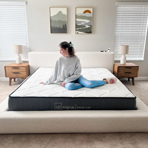 Vista 8 de El mejor colchón de espuma con efecto memoria por Lull – garantizado. Lull infusión de gel colchones de espuma viscoelástica, Memory Foam, Blanco