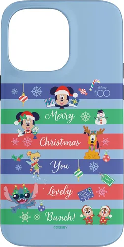 Vista 21 de Funda para iPhone 16 Disney 100 Mickey & Friends Merry Christmas You Lovely Bunch