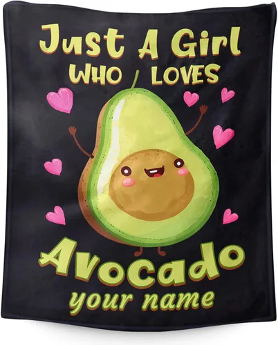 Vista 9 de Manta de aguacate para regalo, 40 x 30 pulgadas, bonita manta para niños, niñas, niños, manta verde suave y mullida para regazo y silla