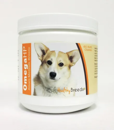 Vista 134 de Healthy Breeds Affenpinscher Omega HP - Masticables suaves para piel y pelaje, 60