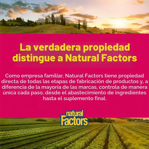 Vista 7 de Natural Factors Vitamina C Tiempo Liberación 1,000 mg, 90 Tabletas