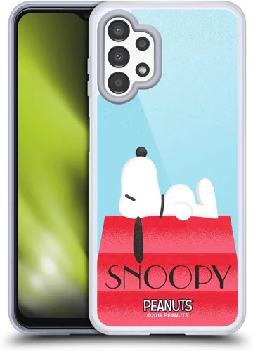 Vista 319 de Head Case Designs Snoopy Deco Dreams - Funda de gel con licencia oficial de Peanuts Blue Pattern [protección de grado militar] compatible con Google