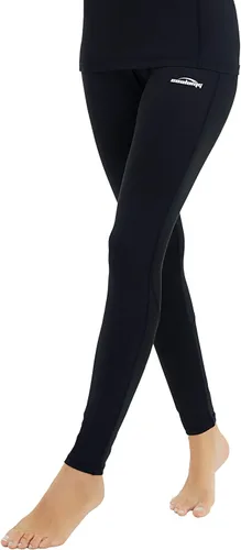 Vista 3 de COOLOMG Women Thermal Leggings Fleece-Lined Winter Warm Leggings Base Layer Pants