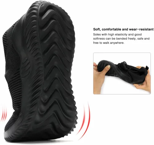Vista 7 de Zapatillas de tenis para correr para hombre, suela suave de malla transpirable ligera