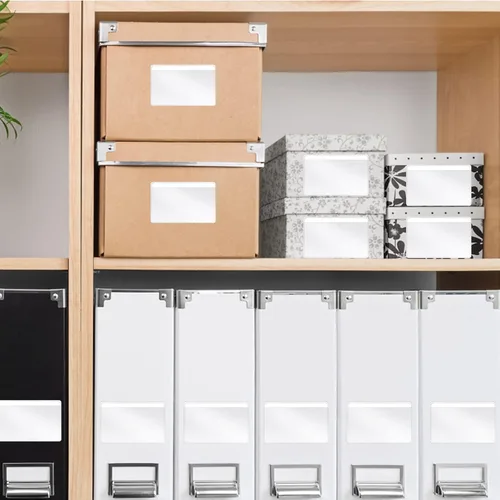 Vista 7 de 200 piezas autoadhesivas para tarjetas de índice con bolsillos