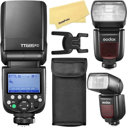 Vista 10 de Godox TT685II-N TT685IIN Flash de cámara para Nikon Flash Speedlight, 2.4G TTL GN60 HSS 1/8000S Godox Flash para Nikon, tiempo de reciclaje