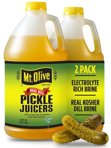 Vista 7 de Jugo de pepinillo de oliva Mt. 100% salmuera de eneldo kosher