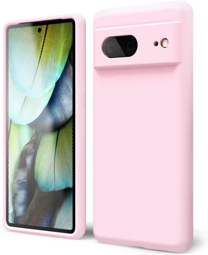 Vista 221 de oakxco para Google Pixel 6A Funda de teléfono de silicona líquida, diseño estético lindo y delgado para mujer y niña, cubierta de gel suave, lisa