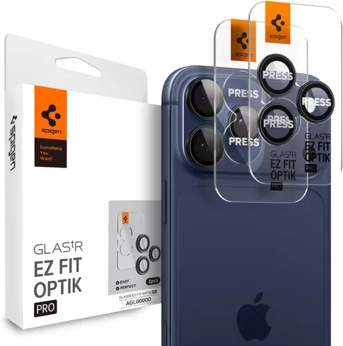 Vista 14 de Spigen Protector de pantalla para lente de cámara [GlasTR EZ Fit Optik Pro] diseñado para iPhone 17 Pro Max iPhone 17 Pro iPhone 16 Pro Max 16
