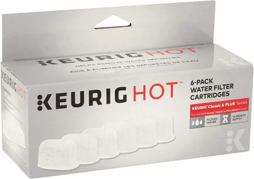Vista 2 de Cartuchos de filtro de agua Keurig, paquete de seis, Gris