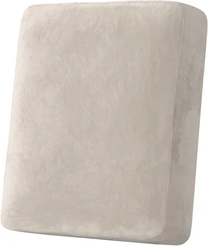 Vista 218 de H.VERSAILTEX Funda de cojín elástica de terciopelo para sofá, funda de cojín de felpa para cojines de silla, protector de muebles, cojín de asiento