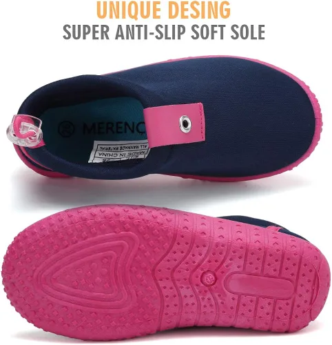 Vista 3 de CIOR - Zapatos acuáticos para niños pequeños, para piscina, playa, deportes, de secado rápido, zapatos atléticos para niñas y niños