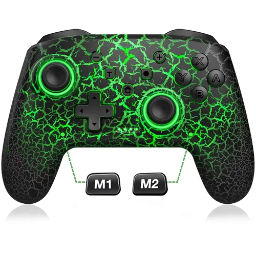 Vista 16 de Wireless Switch Controller for Nintendo Switch 2/Switch1/Lite/OLED Controller, Switch Controller with a Mouse Touch Feeling on Back Buttons, Extra