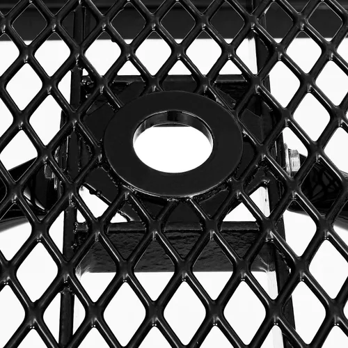 Vista 7 de Global Industrial Mesa de picnic rectangular de 8 pies, compatible con ADA Negro
