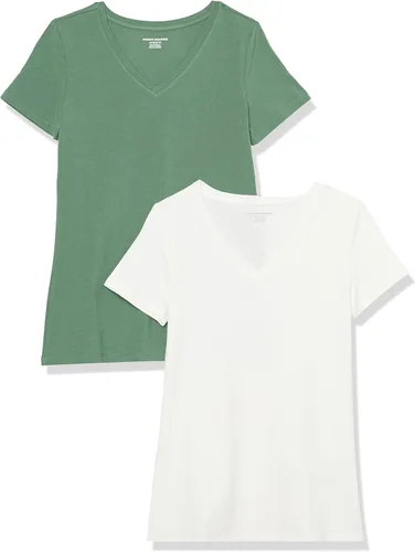 Vista 9 de Amazon Essentials Women's Regular-Fit Short-Sleeve Crewneck T-Shirt
