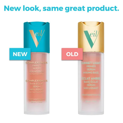 Vista 2 de Veil Cosmetics Imprimación 3 en 1 Sunset Light Suero, base de mezcla, imprimación Minimización de poros Hidrata, ilumina y calma Suaviza