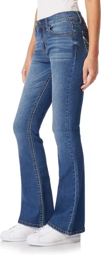 Vista 3 de WallFlower InstaStretch Legendary Jeans con ajuste clásico y corte de bota para mujer