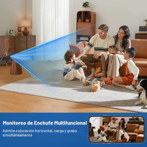 Vista 3 de Mini cámara inalámbrica para el hogar, cámara de seguridad interior, pequeña cámara Wi-Fi, 1080P