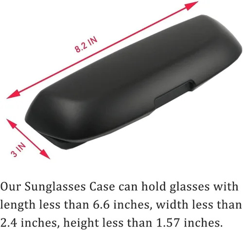 Vista 6 de Yumzeco Soporte para gafas de sol BMW, Negro (Fit : BMW F30 F31 F80 F34 F10 F11 F25/G20 G30 G31 G32 G11 G12 G01 G05 G07) BMW Sunglasses Case