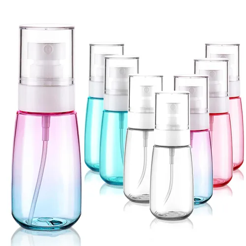 Vista 22 de Cosywell Botella de spray de viaje aprobada por la TSA de 2oz 60ml, paquete de 3, a prueba de fugas, nebulización fina, botella de spray de plástico
