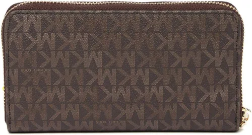 Vista 2 de Michael Kors Big Jet Set multifunción monograma cuero teléfono cartera