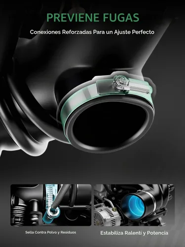 Vista 5 de Manguera de entrada del limpiador de aire para tubo de flujo para Mazda Protege 1999-2003 1.6L