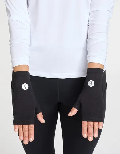 Vista 5 de Solbari Fundas de mano unisex UPF 50+, transpirables, protección UV, guantes de conducción sin dedos para piel sensible, accesorio al aire libre
