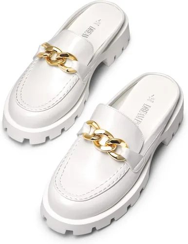 Vista 6 de DREAM PAIRS Mocasines para mujer, sin cordones, con plataforma, gruesos, cómodos, gruesos, planos, mocasines