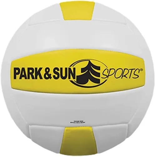 Vista 3 de Park & Sun Spiker Sport Portable Outdoor Volleyball Net System – Blue Net, Regulation Size 32' L x 3' H, Adjustable Height, Lightweight, Includes