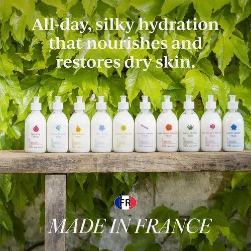 Vista 6 de Provence Sante Loción corporal - Hidratante ultra hidratante - Crema antienvejecimiento para piel seca - Aroma nutritivo de bergamota - Hecho