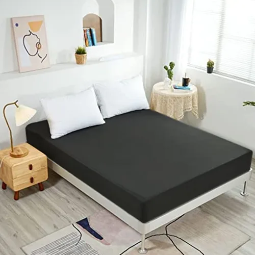 Vista 7 de NHNHN Sábana bajera ajustable con bolsillos profundos, microfibra suave, fácil cuidado, resistente al encogimiento y a la decoloración, tamaño Beige