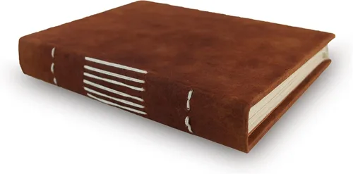 Vista 9 de Nepali Keeper Journal with Handmade Lokta Paper, 5x7 Inch, Sage