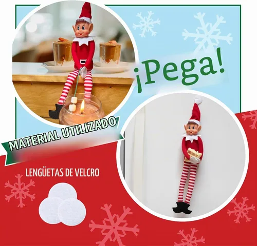 Vista 7 de SCS Direct Elf Upgrade Kit completo de bricolaje - Pose, cuelga, dobla tu elfo de Navidad - Todo lo que necesitas para hacer que tu muñeca