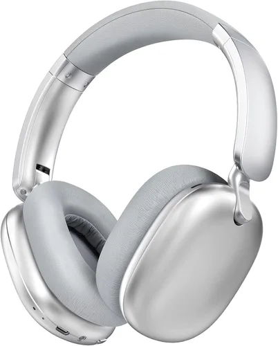 Vista 9 de C6 Active Noise Cancelling Headphones, Wireless Over Ear Bluetooth Headphones, 60H Playtime, Lightweight Folding Deep Bass Comfort Fit Ear Cups
