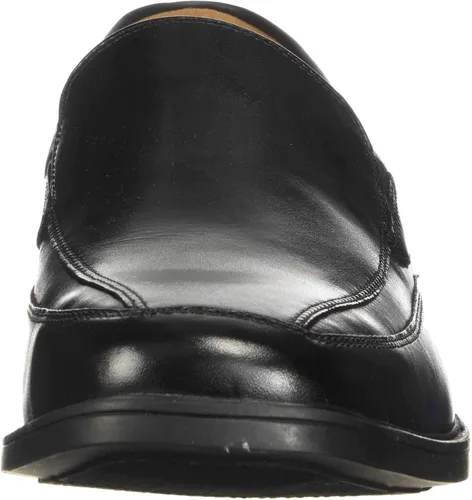 Vista 2 de Clarks Tilden - Mocasines sin cordones para hombre Negro