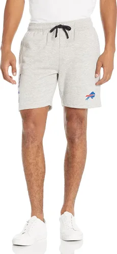 Vista 29 de FOCO NFL Mens NFL Team Logo Gray Wordmark Fleece Shorts