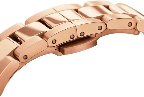 Vista 6 de Daniel Wellington Iconic Link Reloj pulsera de eslabones de oro rosa o plata