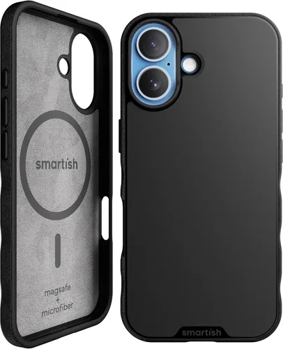 Vista 152 de Smartish® Funda delgada para iPhone 13 Pro - Gripmunk - [ligera + protectora] Funda de agarre fina - Black Tie Affair
