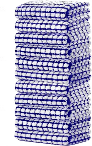 Vista 8 de SIMPLI-MAGIC Paquete de 12 paños de cocina de 24 x 24 pulgadas – 100% algodón, sin pelusas, paños de cocina de alta absorción, perfectos para Saco