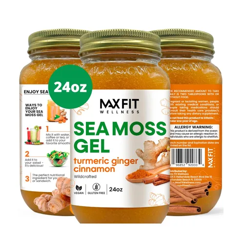 Vista 26 de Gel de musgo marino crudo (12 sabores) de 24 onzas, gel de musgo marino dorado silvestre de Santa Lucía 92 vitaminas y minerales puro crudo +