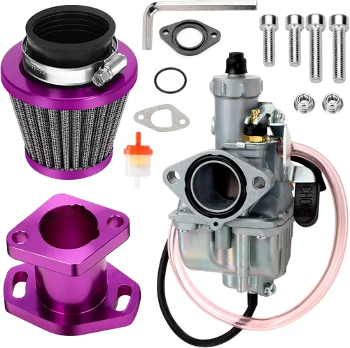Vista 12 de FVRITO - Carburador de alto rendimiento VM22 de 26 mm para Predator 212cc 196cc Coleman CT200U BT200X Mini Bike KT196 Go Kart GX160 GX200 6.5hp