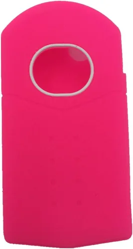 Vista 3 de Ezzy Auto Funda de goma de silicona negra y rosa con 4 botones para llave, funda protectora de piel para Mazda 3 5 6 Mazda CX-7