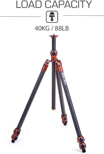 Vista 3 de 3 Legged Thing Pro Range 2.0 Winston 2.0 - Sistema de trípode de fibra de carbono - Trípode ajustable para cámara con 3 patas desmontables