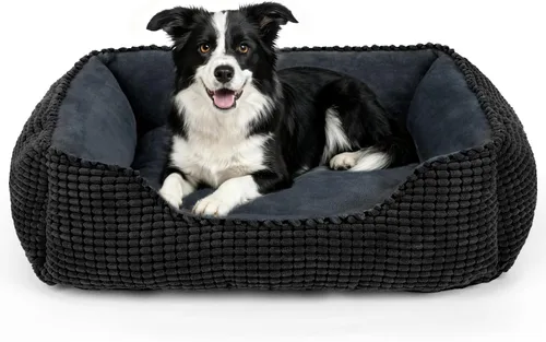 Vista 16 de MIXJOY Cama Ortopédica Rectangular Lavable para Perros Pequeños, Medianos y Grandes, Suave Calmante, Cama Duradera para Cachorros Durmientes Cojín