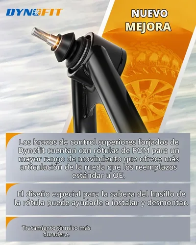 Vista 7 de Brazos de control superiores de 2-4 pulgadas para Silverado 1500/Sierra 1500 2007-2018, kit de brazo de control de suspensión dynofit para Tahoe