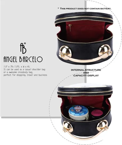 Vista 5 de Angel Barcelo Bolso cruzado y bolsos de mano de moda para mujer