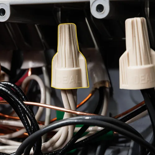 Vista 6 de Conector de cables eléctrico IDEAL 30-341P Twister, Modelo 341 Tostado, (100/Bolsa)