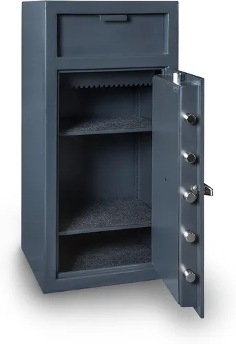 Vista 2 de Hollon Safe FD-4020C Caja fuerte de depósito de bloqueo de combinación de marcado B