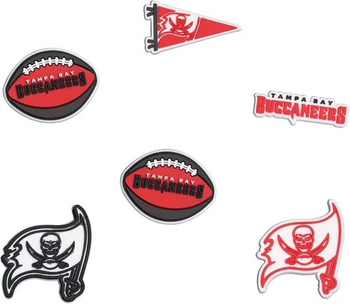 Vista 10 de FOCO unisex-adult NFL Team Logo 6-Pack Shoe Charms